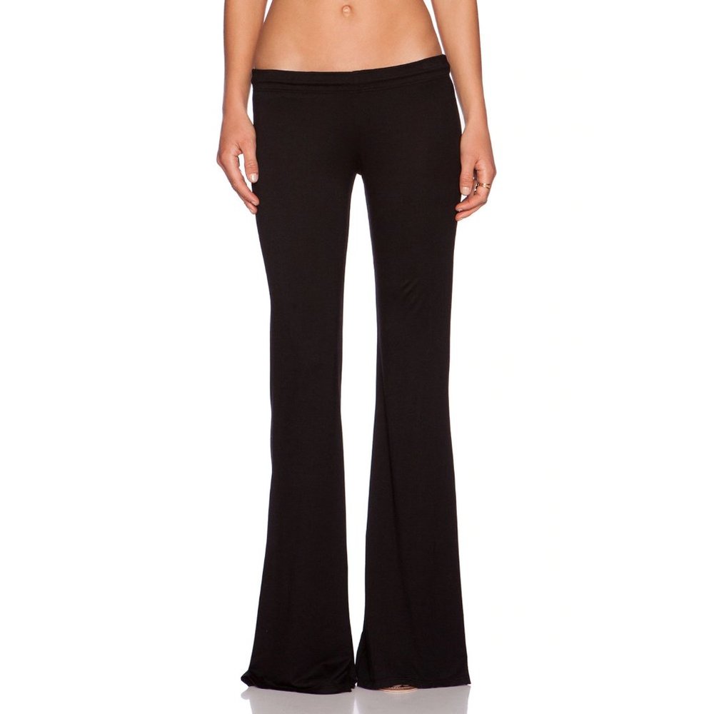 Michael Lauren Black Flared Pants